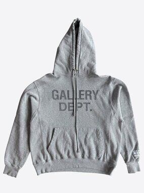 Gallery Dept Grey Logo Hoodie